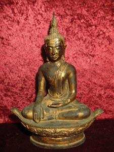 -- seltener Utong-Buddha, Material: Bronze, seltenes Sammlerstück Höhe: 40 cm,