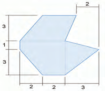 at 1 / 2 83 Flächeninhalt Berechnungen an zusammengesetzten Flächen Berechne den Flächeninhalt des Vielecks!