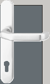 Türgarnitur Profilzylinder K20 Zusätzliche Schlüssel Standard Freilauf - Profilzylinder mit 6 Schlüsseln