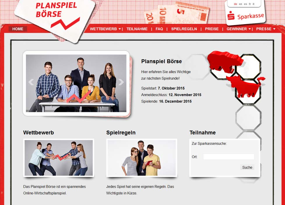 Planspiel Börse Der Online-Wettbewerb für Schüler und Studenten www.planspiel-boerse.