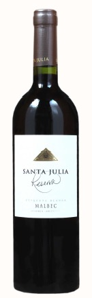 Argentinien: Santa Julia Argentinien, Mendoza Malbec Dieser Wein reift während 10 Monaten in französischen Eichenholzfässern.