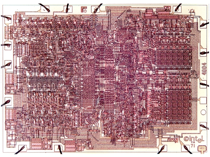 Komplexitätszuwachs 6 Intel 4004