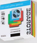 31710 VPE 50 CD/DVD Papier-Umschläge, 100er Pack, 6 Farben - Papierumschläge zur Aufbewahrung von CD's/DVD's - Für 100 CD's/DVD's - In 6 Farben: orange, blau, gelb, rot,