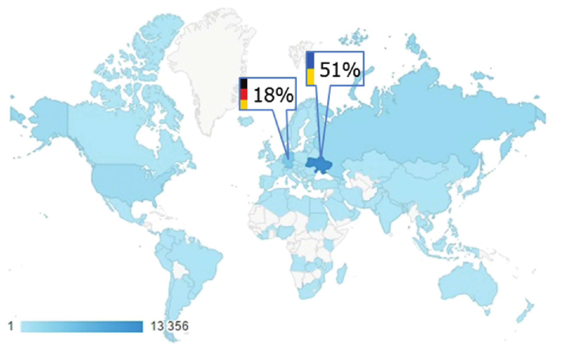 Zahlen und Fakten Seitenbesuche der APD Webseite weltweit Zwischen September 2014 und November 2016 gab es weltweit 25.960 Besuche der APD-Webseite. Davon entfallen 13.