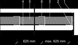 m m mm mm mm kg/m 2 Vorsatzschalen mit Alba -Metallständern, freistehend (mit Backstein MBN 125, verputzt) V-CW-A 50/25, Mineralfaser 62 (-2; -7) 4) 30 3.00 2) 2.60 2) 80 25 50 28 V-CW-A 50/25 + 12.