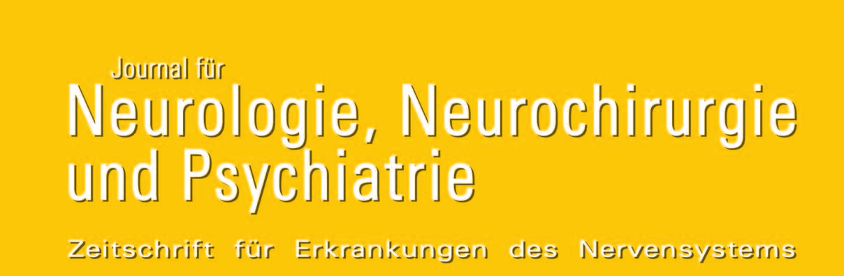 at/ JNeurolNeurochirPsychiatr Online-Datenbank mit Autoren- und Stichwortsuche Member of the www.kup.
