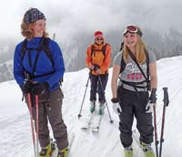 Unterwegs Anika Backes Juma Skitour Wertacher Hörnle Skitour der Jungmannschaft aufs Wertacher Hörnle am 22. Februar 2015 Am Sonntag, den 22.