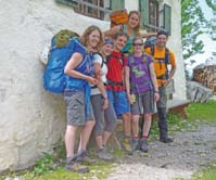 Anika Backes Unterwegs Alpinklettern im Oberreintal Kletterausfahrt der Jugend ins Oberreintal vom 04. bis 07.