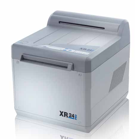 Zwei Möglichkeiten, ein Ziel: Erstklassige Rö Vollautomatisch entwickeln mit der XR 24 Pro Mehr Sicherheit bei der Filmentwicklung Der vollautomatische Röntgenfilm-Entwicklungsprozessor