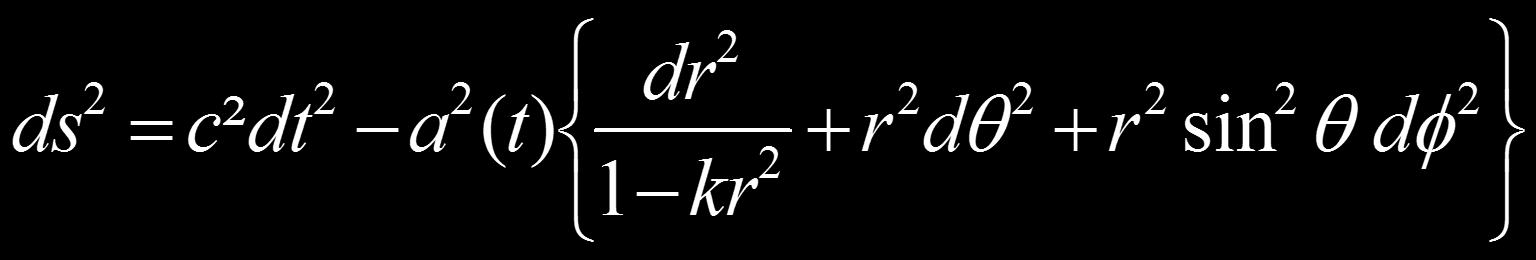 Die Geometrie des Universums Abstand der Kugelschalen Kugelschalen mit Radius a(t)r Räumliche Krümmung {+1,0,-1} r,,f sind co-moving Koordinaten ( Labels für Galaxien).