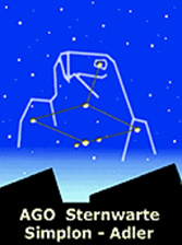 AGO-Starparty am Samstag, 3. September 2016 Am Samstag, den 3. September findet ab 16 Uhr die alljährliche AGO-Starparty in unserer Sternwarte auf dem Simplonpass statt.
