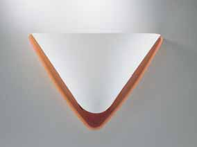 6008 Buche/beech H 22 cm, B 30 cm, A 15 cm PILA Wandleuchte / PILA Wall fixture Schirm abwaschbar. / Shade is washable.