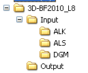 Batch-Processing Vordefinierte Verzeichnisstruktur für Input- und Output-Daten: Beispiel: Beispiel: dgm05_eeeeennnn_1x1_jjjj-mm-tt.xyz dgm05_333005950_1x1_2010-12-14.