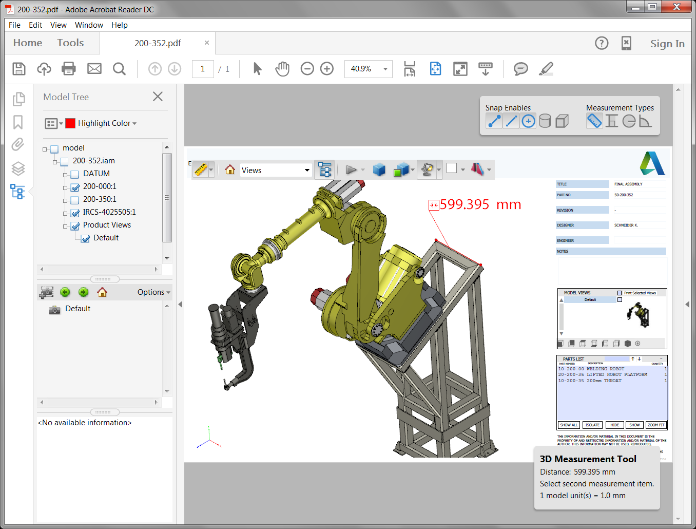 3D PDF Erstellung 3D PDF Format Design
