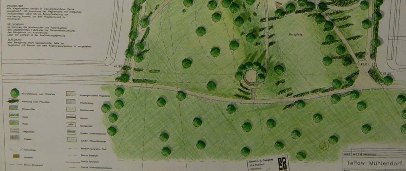 GmbH Entwurf des Stadtparks im Zentrum