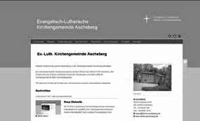 20 NACHRICHTEN AUS DER GEMEINDE Neue Website Die Kirchengemeinde Ascheberg präsentiert sich seit Anfang des neuen Jahres mit einem neuen Internetauftritt.