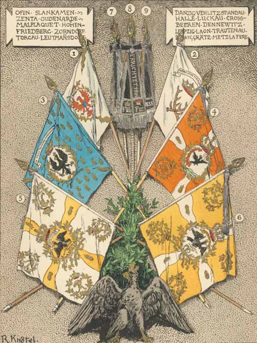 - Grenadier-Regimenter, Tafel 44 - imago militaris Rudolph Kopka v. Lossow. Geschichte des Grenadier-Regiments König Friedrich I. (4. Ostpreußischen) Nr.