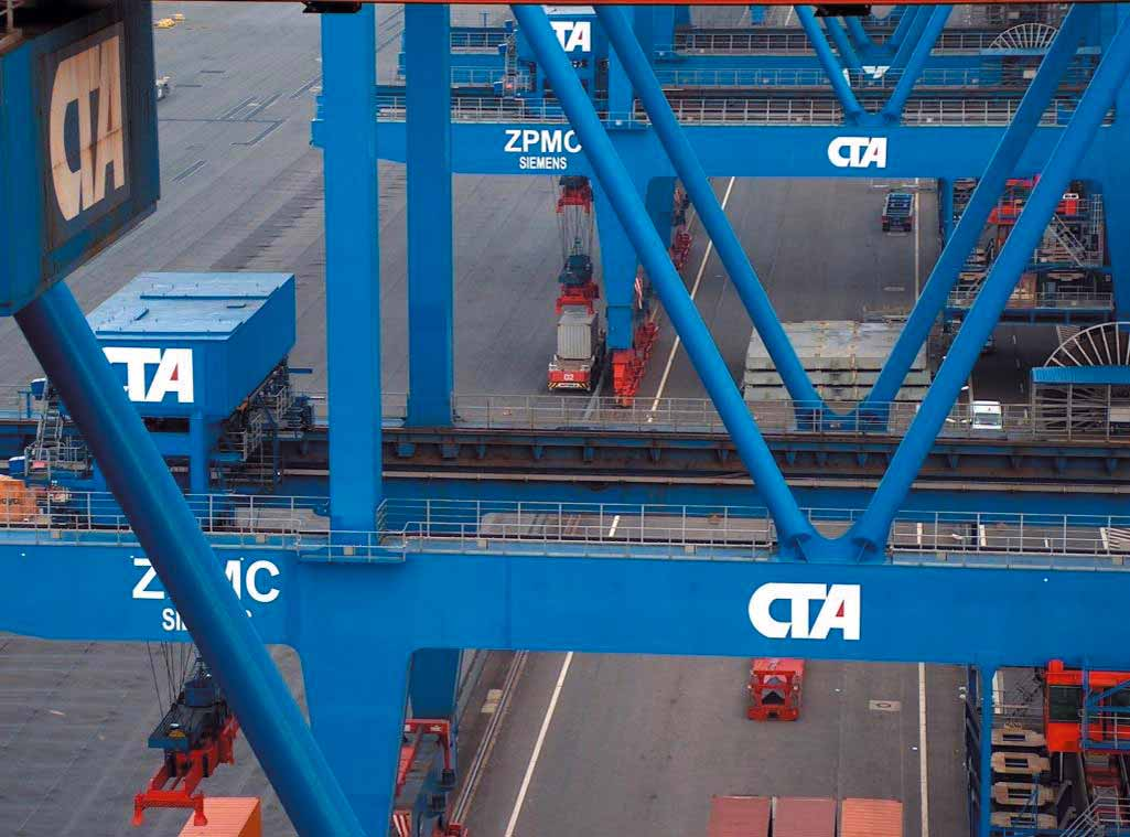 Beispiel 13: live getestet! Container-Kran bei 50 m Verfahrweg Im Kranbau beweisen Energiezuführungssysteme immer häufiger ihre technische und wirtschaftliche Stärke.