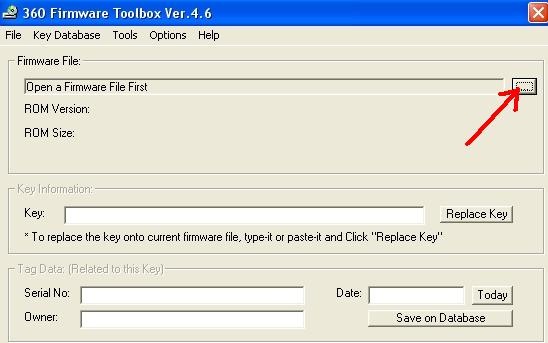 Überprüfen der Ausgelesenen Original Firmware: 1.Die TB 4.6.