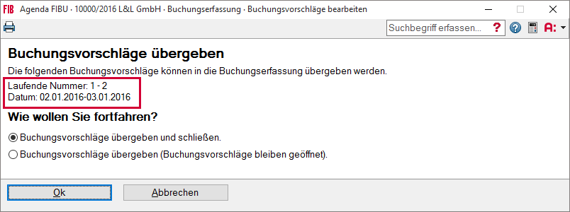 Seite 6 3. Meldung bestätigen. 4. 4.1. Details Kontoauszugs-Manager-Protokoll»Bearbeitung Buchungserfassung Bearbeiten Kontoauszugs-Manager Buchungsvorschläge bearbeiten«.