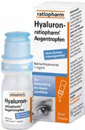 13 Hyaluron-ratiopharm Augentropfen Zur Befeuchtung der Augenoberfläche bei trockenen, gereizten oder brennenden Augen und zur Linderung und Behandlung von Reizungen durch klimatisierte