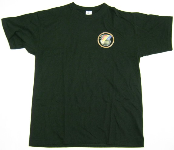 : 35004-f Sweatjacke mit GWFD-Aufdrucke, dunkelblau, Rückansicht T-Shirt
