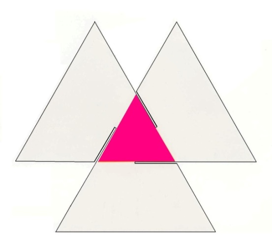 Propeller (das Warnzeichen für Stahlung im Dreieck zeigt auch dieses Bild).