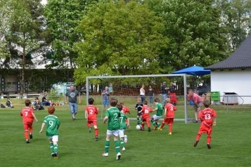 FSV Sommerfest am 24.05.2014 Über 80 Kinder aus acht Mannschaften wuselten über die Spielfelder und zeigten ebenso spannenden wie fairen Fußball.