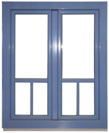 Sprossen im Glas AV-FE14047 Farbe außen: Eiche Modern Innenjalousie Sprossen im
