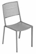 EASY design: Centro R&D Fast EASY ART STR Collezione in alluminio estruso e pressofuso composta da sedia, poltrona, sgabello e tavoli. Disponibile in 7 colori (vedere relativa sezione).