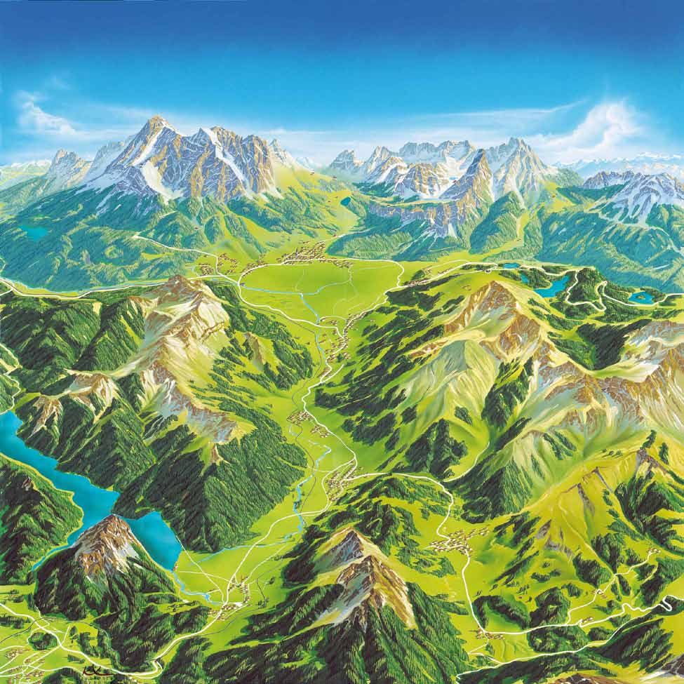 1 0 1 1 D A S S O M M E R P A R A D I E S T h e S u m m e r P a r a d i s e Zugspitze 2.962 m Schneefernerkopf 2.874 m Plattspitze 2.698 m Hohe Munde 2.