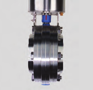 M&S butterfly valves are well known because of - their quality - the variety of connection variants - the excellent surface quality - FDA-conform sealings with approval according USP class VI -