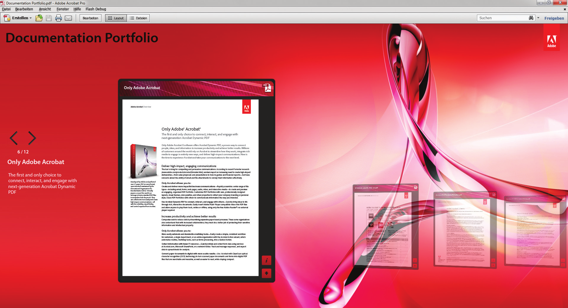 Adobe Acrobat X Pro Professionelle Adobe PDF-Dokumente vorbereiten, schützen und bereitstellen Nutzen Sie die leistungsstarke Technologie Acrobat Dynamic PDF zur Bereitstellung innovativer Adobe