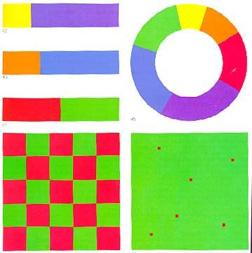 Quantitäts-Kontrast Allgemeines Der Quantitätskontrast beschreibt also die Flächengröße von zwei oder mehreren Farbflächen zueinander.