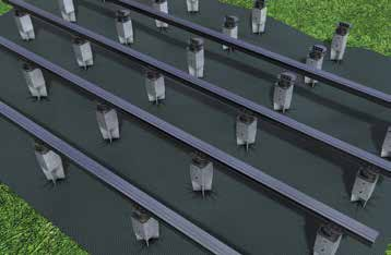 Terrassenlager-Flex / Flex-CLIP für den Einsatz in Bodeneinschlaghülsen Unsere Terrassenlager-Flex wurden speziell