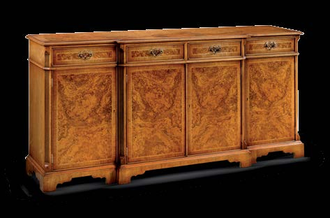 13. BREAKFRONT CREDENZA WITH