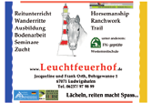 .. bis zum Turnierreiter Alte Poststraße 220 46514 Schermbeck fon (0160) 1867089 anna-limmer.