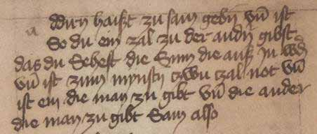 2.3 Anonymus Ars arithmetica deutsch ~1480, 167 S. Vind. 3029 übernimmt aus AR Inc.