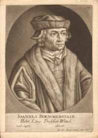 3.2 Johannes Böschenstein * 1472 Esslingen/Neckar + 1540 Nördlingen A, IN, N,