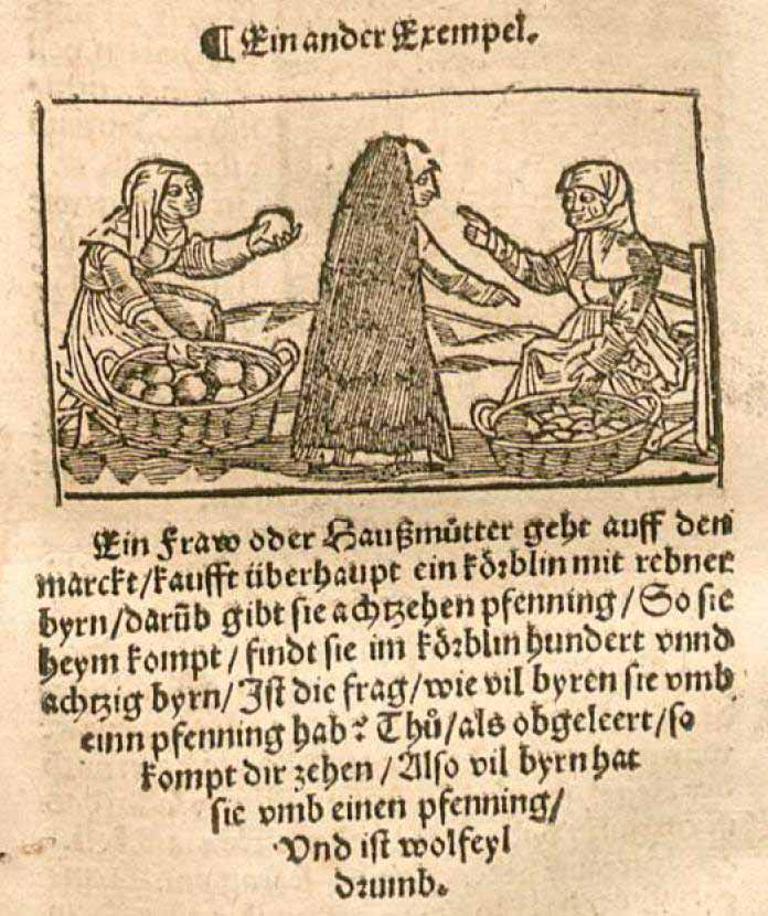 3.3 Jacob Köbel 1462-1533 Rechenbuchlein auff Linien und Ziffern Frankfurt: Christian