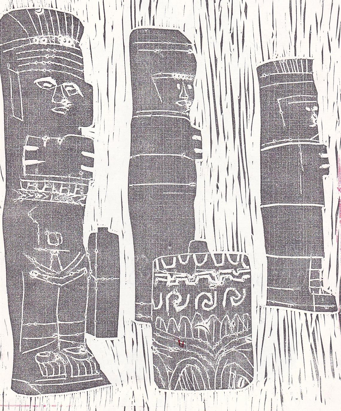 In Tula, nördlich von Mexiko-Stadt, stehen die Kriegergötter der Tolteken. Die Tolteken (von Nahuatl tolteca, Bewohner von Tollán ) waren eine mesoamerikanische Kultur, die zwischen dem 10. und 12.