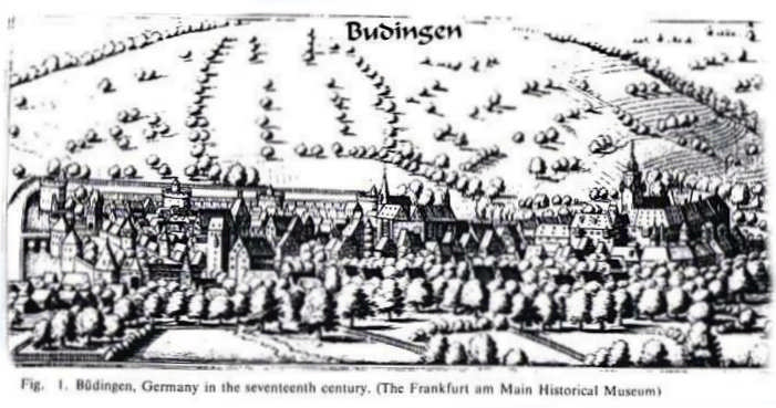 Büdingen Heiraten 1766 Büdingen, Hessen, Deutschland Deutsch Kolonisten Auswanderung nach Russland Die folgenden Ehen wurden in der Kirche von Büdingen, Hessen, Deutschland geschlossen.