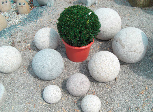 Sandstein Kugel geschliffen Sandstein-Kugeln Oberfläche grob geschliffen Durchmesser 10 cm 15 cm 20