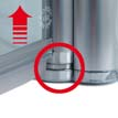 (Art. D8040) das Frontmaß der Tür oder Seitenwand um 18 mm Montage ohne Duschbecken bei allen Modellen möglich (siehe Seite 124/125)