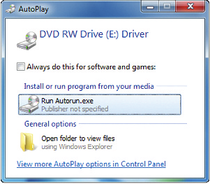 Legen Sie die Treiber spftware CD in das CD-ROM-Laufwerk Ihres Computers. 2.