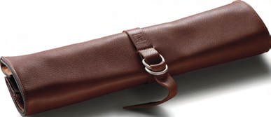 35000-100 Lederrolltasche für 3 Messer Roll bag, leather, for 3