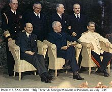 Churchill erklärte ebenfalls klar und deutlich, dass es für Polen nicht gut sei, so viel deutsches Gebiet zu übernehmen. Wie in Jalta betonte Churchill in der sechsten Sitzung am 22.
