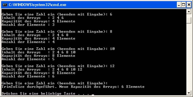 7.6 Übungen zu diesem Kapitel Abbildung 7.4: Die Kapazität des wird dynamisch angepasst. 7.6 Übungen zu diesem Kapitel In diesem Abschnitt finden Sie einige Übungen zu diesem Kapitel.