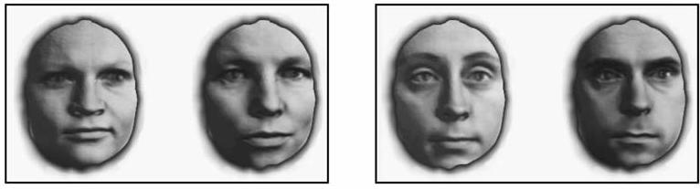 Angeborene Prosopagnosie 5. Rekognition von Gesichtern Test auf die Gesichtserkennung von bekannten Gesichtern und Erkennung von Bekannten Namen.