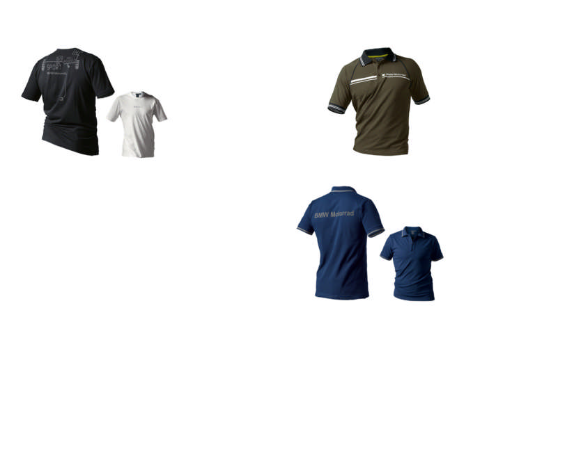 T-Shirt GS Pro T-Shirt Bend T-Shirt Re ection 3 Herren Poloshirt BMW Motorrad Klassisches T-Shirt in hochwertiger Baumwolle Blauer GS -Schriftzug als Flockdruck auf der Vorderseite Wortmarke BMW